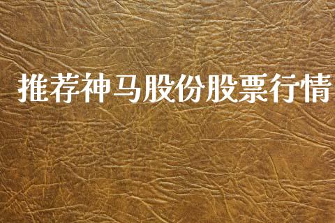 推荐神马股份股票行情_https://www.apanben.com_股市指导_第1张