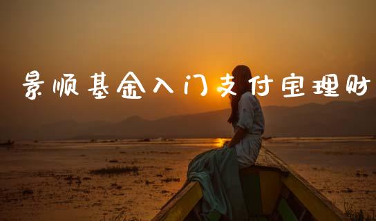 景顺基金入门支付宝理财_https://www.apanben.com_国际财经_第1张