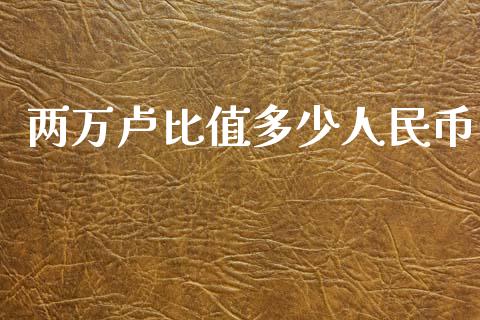两万卢比值多少人民币_https://www.apanben.com_国际财经_第1张