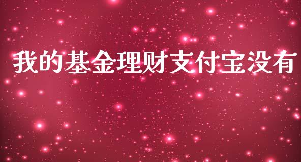 我的基金理财支付宝没有_https://www.apanben.com_财经资讯_第1张
