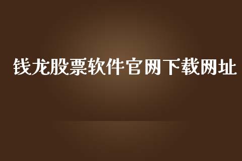 钱龙股票软件官网下载网址_https://www.apanben.com_在线喊单_第1张