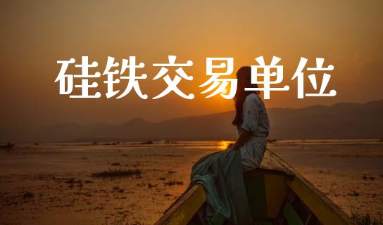 硅铁交易单位_https://www.apanben.com_国际期货_第1张