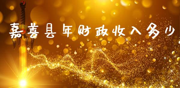 嘉善县年财政收入多少_https://www.apanben.com_国际财经_第1张