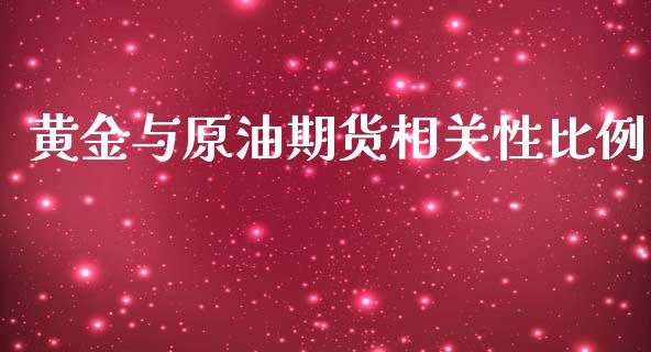 黄金与原油期货相关性比例_https://www.apanben.com_国际财经_第1张