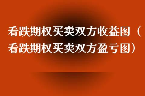 看跌期权买卖双方收益图（看跌期权买卖双方盈亏图）_https://www.apanben.com_国际期货_第1张