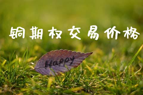 铜期权交易价格_https://www.apanben.com_国际期货_第1张
