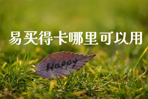 易买得卡哪里可以用_https://www.apanben.com_在线喊单_第1张