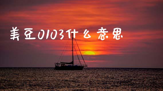 美豆0103什么意思_https://www.apanben.com_股市指导_第1张