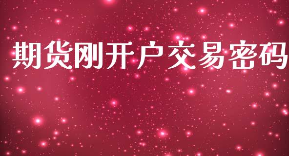 期货刚开户交易密码_https://www.apanben.com_股市指导_第1张