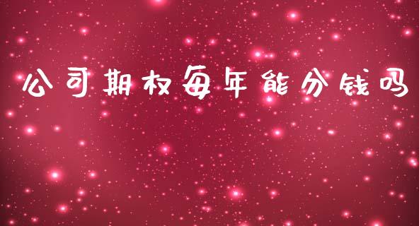公司期权每年能分钱吗_https://www.apanben.com_股市指导_第1张