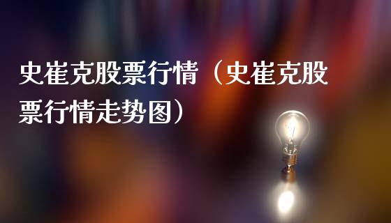 史崔克股票行情（史崔克股票行情走势图）_https://www.apanben.com_股票怎么玩_第1张
