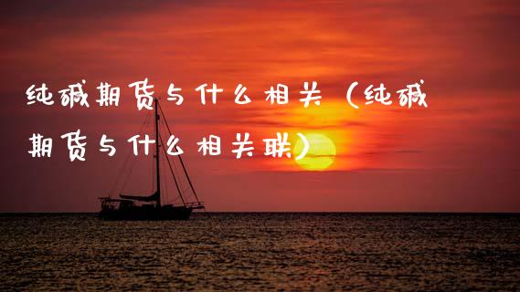 纯碱期货与什么相关（纯碱期货与什么相关联）_https://www.apanben.com_国际期货_第1张