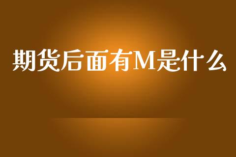 期货后面有M是什么_https://www.apanben.com_在线喊单_第1张