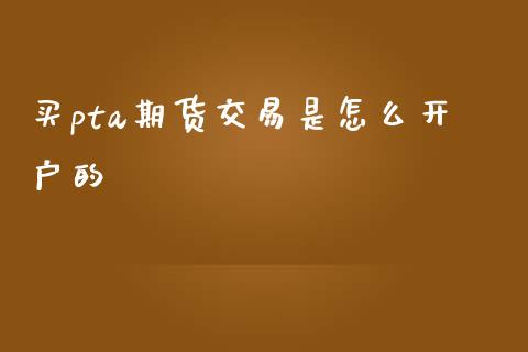 买pta期货交易是怎么开户的_https://www.apanben.com_股市指导_第1张
