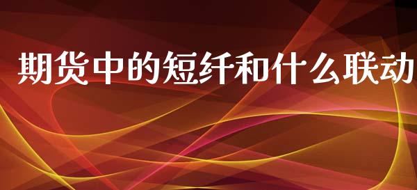 期货中的短纤和什么联动_https://www.apanben.com_股票怎么玩_第1张