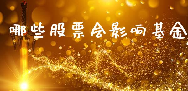 哪些股票会影响基金_https://www.apanben.com_财经资讯_第1张