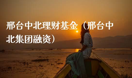 邢台中北理财基金（邢台中北集团融资）_https://www.apanben.com_国际财经_第1张