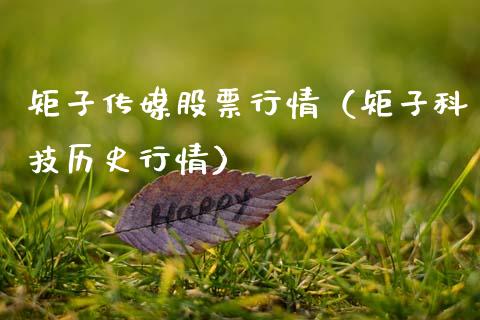 矩子传媒股票行情（矩子科技历史行情）_https://www.apanben.com_股票怎么玩_第1张