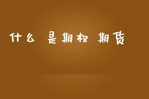 什么 是期权 期货_https://www.apanben.com_期货学院_第1张