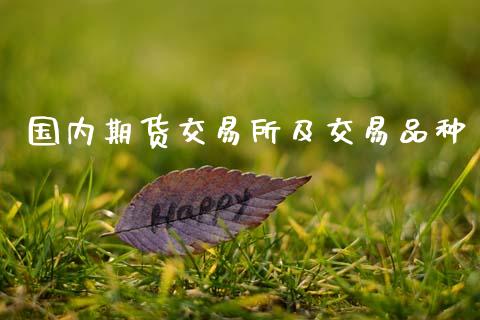 国内期货交易所及交易品种_https://www.apanben.com_股市分析_第1张