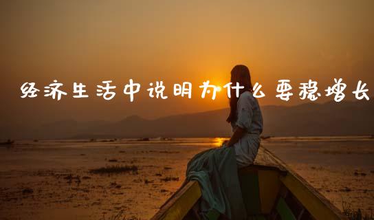 经济生活中说明为什么要稳增长_https://www.apanben.com_股票怎么玩_第1张