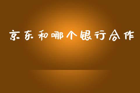 京东和哪个银行合作_https://www.apanben.com_国际期货_第1张