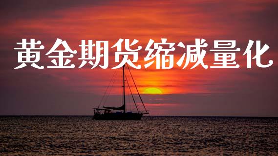 黄金期货缩减量化_https://www.apanben.com_期货学院_第1张