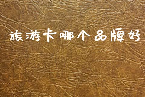 旅游卡哪个品牌好_https://www.apanben.com_股市指导_第1张