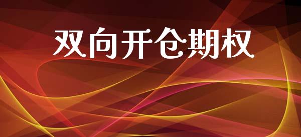 双向开仓期权_https://www.apanben.com_期货学院_第1张