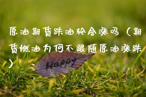 原油期货跌油轮会涨吗（期货燃油为何不跟随原油涨跌）_https://www.apanben.com_期货学院_第1张