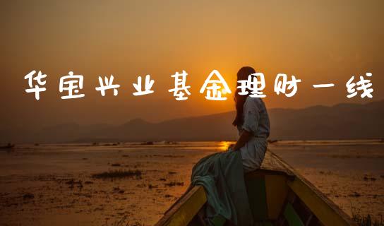 华宝兴业基金理财一线_https://www.apanben.com_国际财经_第1张