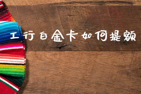 工行白金卡如何提额_https://www.apanben.com_股市指导_第1张