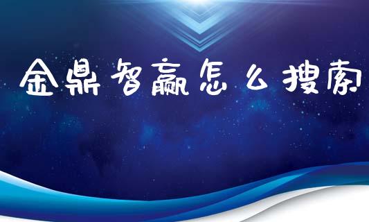 金鼎智赢怎么搜索_https://www.apanben.com_股票怎么玩_第1张