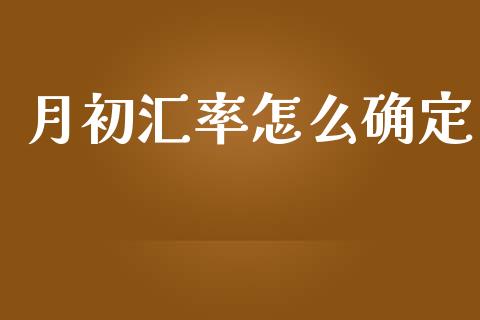 月初汇率怎么确定_https://www.apanben.com_股市分析_第1张