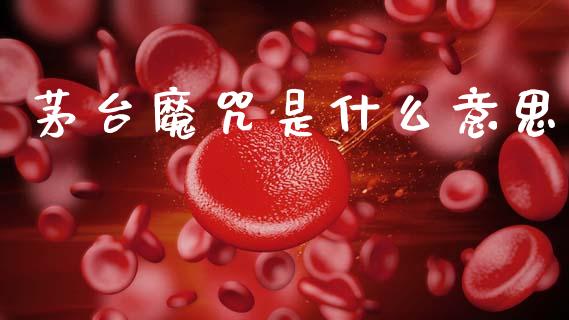 茅台魔咒是什么意思_https://www.apanben.com_期货学院_第1张