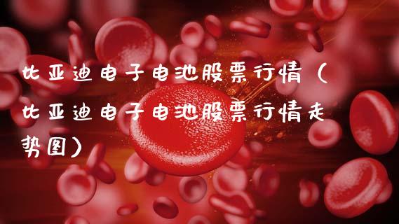 比亚迪电子电池股票行情（比亚迪电子电池股票行情走势图）_https://www.apanben.com_股市分析_第1张