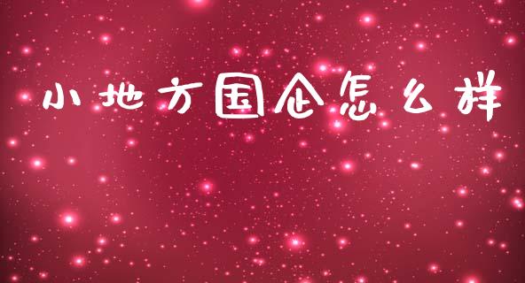 小地方国企怎么样_https://www.apanben.com_股市分析_第1张