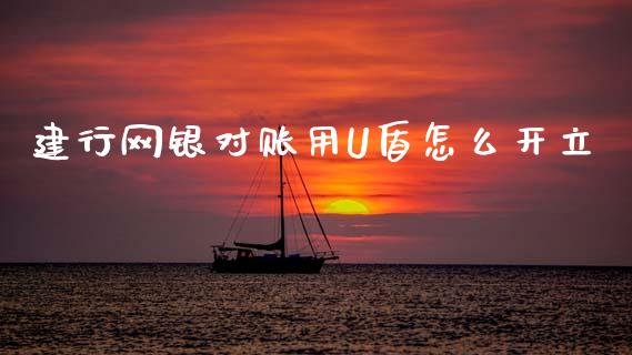 建行网银对账用U盾怎么开立_https://www.apanben.com_股票怎么玩_第1张