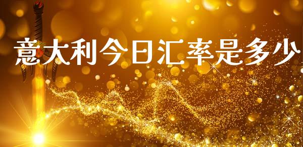 意大利今日汇率是多少_https://www.apanben.com_国际财经_第1张