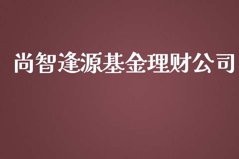 尚智逢源基金理财公司_https://www.apanben.com_国际财经_第1张