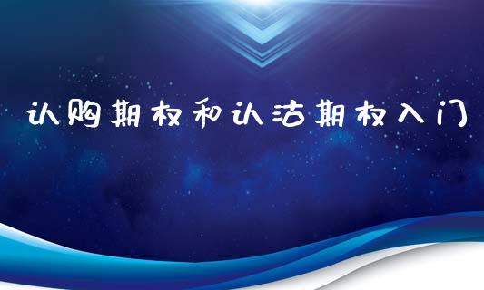 认购期权和认沽期权入门_https://www.apanben.com_股市指导_第1张