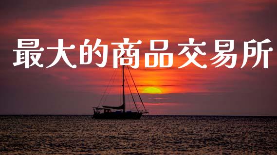 最大的商品交易所_https://www.apanben.com_国际财经_第1张