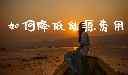 如何降低能源费用_https://www.apanben.com_国际财经_第1张