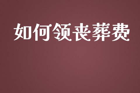 如何领丧葬费_https://www.apanben.com_期货学院_第1张