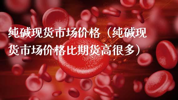 纯碱现货市场价格（纯碱现货市场价格比期货高很多）_https://www.apanben.com_期货学院_第1张