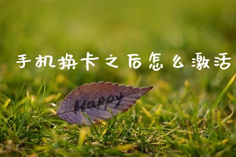 手机换卡之后怎么激活_https://www.apanben.com_在线喊单_第1张