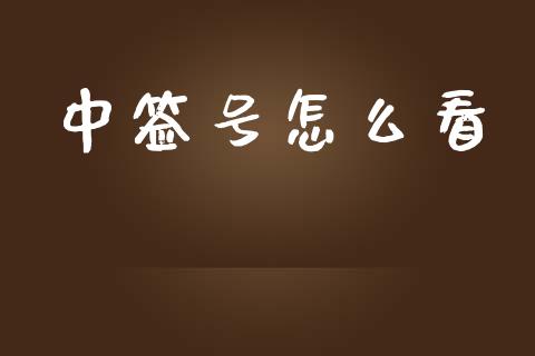 中签号怎么看_https://www.apanben.com_在线喊单_第1张
