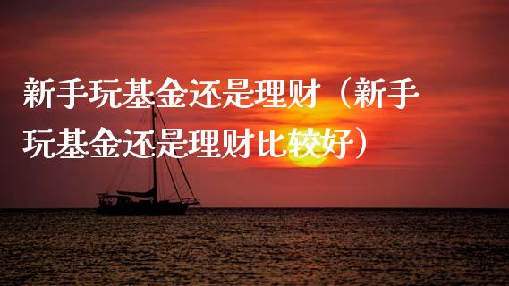 新手玩基金还是理财（新手玩基金还是理财比较好）_https://www.apanben.com_财经资讯_第1张