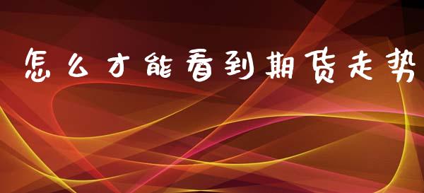 怎么才能看到期货走势_https://www.apanben.com_国际期货_第1张