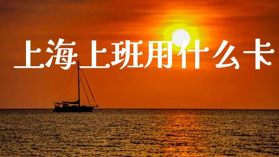 上海上班用什么卡_https://www.apanben.com_股市指导_第1张